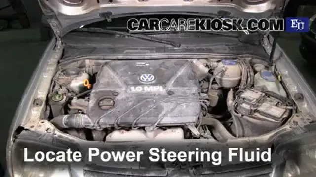 2000 Volkswagen Polo 1.0L 4 Cyl. Power Steering Fluid Add Fluid